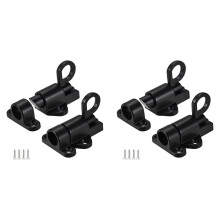 Lot de 4 verrous coulissants à ressort, utilisés pour la fermeture automatique des portes coulissantes.