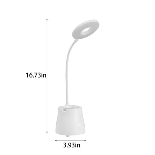 Νέα Επιτραπέζια Λάμπα LED, Πτυσσόμενη, Επαναφορτιζόμενη, 3 Χρωμάτων Θερμοκρασία & 1
