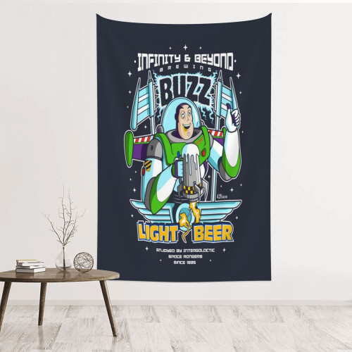 Ταπισερί Buzz Lightyear για άνδρες, διακόσμηση τοίχου υπνοδωματίου αγοριών, σαλόνι,