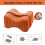 Ορθοπεδικό μαξιλάρι γονάτου Memory Foam για τα πόδια, αναπνεύσιμο ύφασμα πλέγματος 3