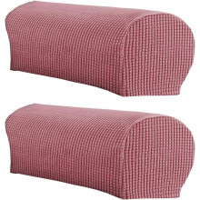 Weiche, dehnbare Plüsch-Armlehnenbezüge, 2er-Set, kompatibel mit den meisten Stühlen/Sofas, Schonbezüge für Relaxsessel