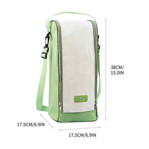 maxiaxiaoxia Bento Bag Μαθήτρια με Ρύζι Φορητή Τσάντα Φαγητού Θερμομονωτική Τσάντα Φαγητού 1