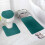 Πατάκι τουαλέτας YUEHAO 3Piece Rock Memory Foam Σετ πατακιών μπάνιου με ανάγλυφο φανελένιο 4