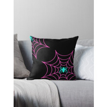 AIVO Rosa nät, spindelspöknät, Gwen rosa spindelnät, grl pwr, Halloween nät spindel örngott fodral Kuddfodral Soffa tvåsidig