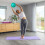 Μπάλα Pilates 9 ιντσών με μοτίβο Tie-dye, μίνι μπάλα πυρήνα για φυσικοθεραπεία, άσκηση, 4
