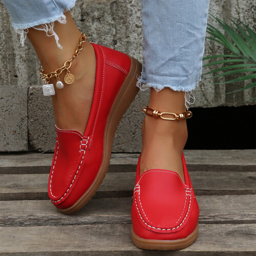 OAVQHLG3B Σανδάλια για γυναίκες, Casual, Γυναικεία, Μονόχρωμα, Casual, Flat Σανδάλια Παραλίας, 1