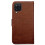 Capa de couro branca compatível com Samsung Galaxy A12 / A12 5G - Proteção 4