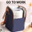 maxiaxiaoxia Bento Bag Μαθήτρια με Ρύζι Φορητή Τσάντα Φαγητού Θερμομονωτική Τσάντα Φαγητού 4