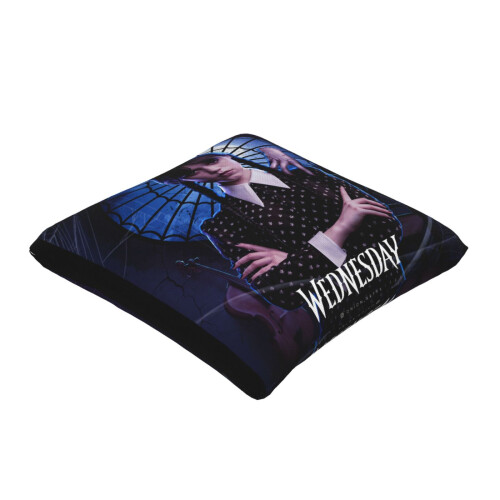 Capa de almofada quadrada Wednesday Linen, em juta, para cama, sofá ou banco, 45 cm x 45 cm (18 x 18 polegadas). 1