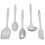 Chef Craft Premium Silikon-Bratlöffel, 28 cm, Grau 7