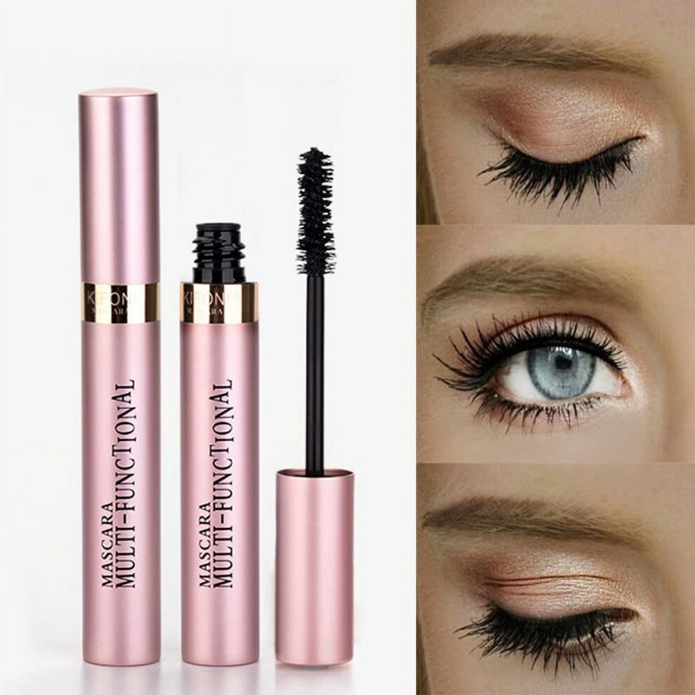 2-Pack 3D Mascara Thickening Lengthening And Curling Eyelash Waterproof Smudge-proof Cosmetic