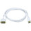 6ft 28AWG DisplayPort to DVI Cable - White 1