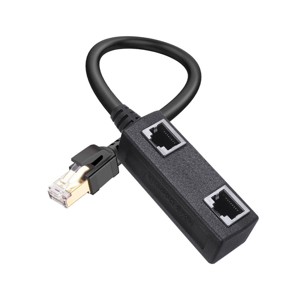 Jixopn Rj45 Ethernet Socket Splitter Extender Network Plug Adapter For Cat 5E Cat 5 9004841015224