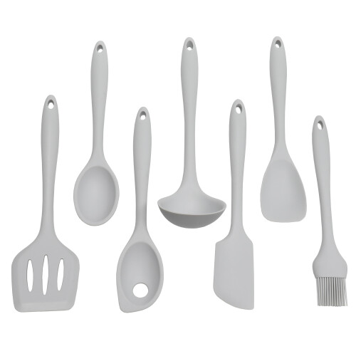 Chef Craft Premium Silikon-Bratlöffel, 28 cm, Grau 2
