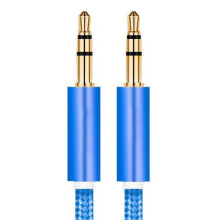 2m Nylon Jack Aux-kabel 3,5 mm til 3,5 mm lydkabel Han-til-hanstik Bil Aux-kabel til smartphone 3,5 mm digitale kabler