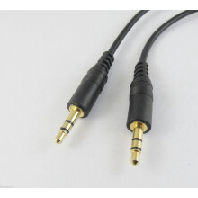 FOR5db Aranyozott3.5mm1/8Aux Dugasz - Dugasz Audio Sztereó Fejhallgató Kábel15cm