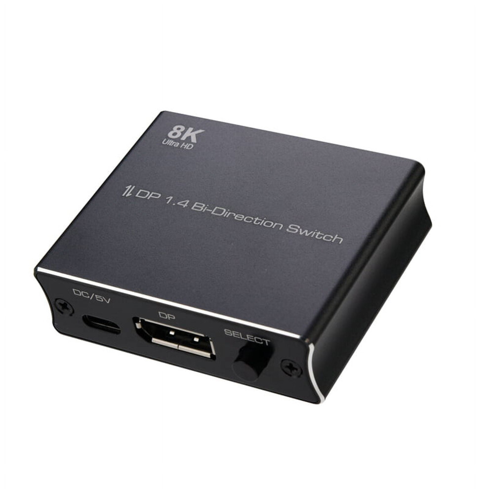 8K Dp Switch Displayport 1.4 Bi-Direction Switch Converter 2X1/1X2 Support 4K@120Hz 8K@30Hz For Multiple Display Light 9104899295811
