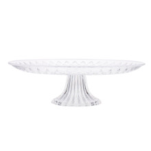 Présentoir à gâteaux rond transparent Guangmc35cm pour cupcakes, fruits et desserts, idéal pour mariages et anniversaires.
