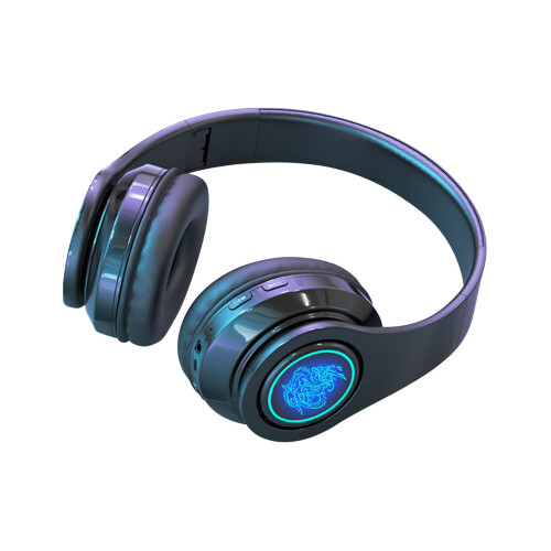 Ασύρματα ακουστικά Quinlirra με φωτεινό Bluetooth, για το κεφάλι B39, σετ ακουστικών 1