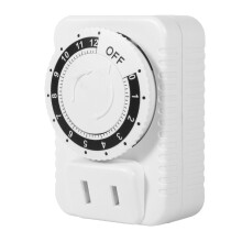 Heaveant Timer Socket, 1Pc 12 Hour Electrical Mechanical Time Wall Plug Switch Digital Countdown Timer Socket Hot