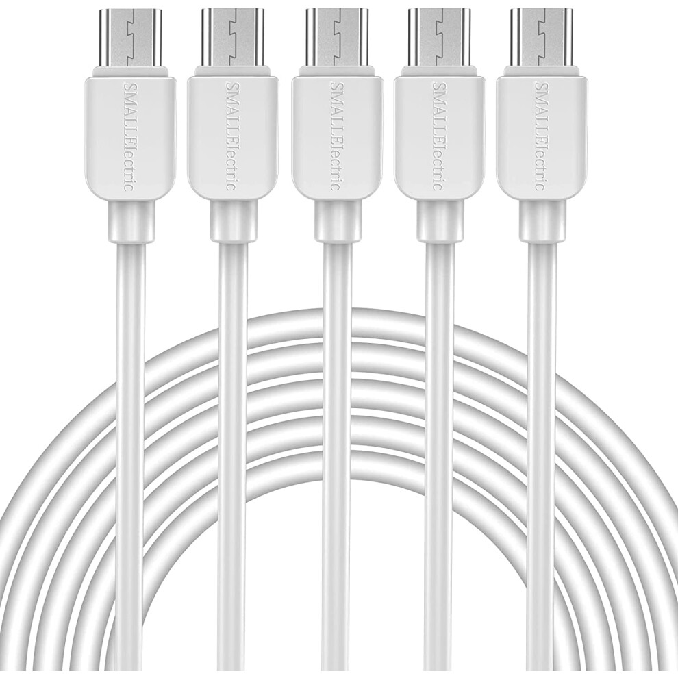 Micro Usb Cable (5-Pack, 10Ft) Android Charger, Micro Usb Charger Cable Long Android Phone Charger Cord 9340258928499