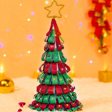 capino Christmas Tree Desktop Decoration, Xmas Gifts for Kids, Handmade Ornaments DIY Christmas Tree for Babies, Kids and Toddlers