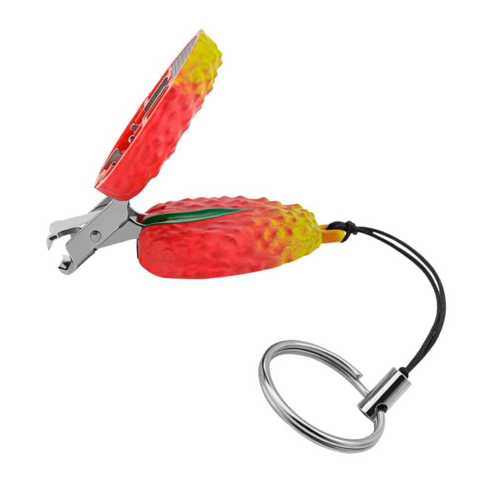 Folding Nail Clipper with Keychain â Mini Portable Design for Precise Trimming and Travel