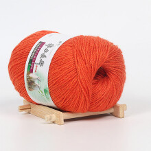 WinysinCashmere Line Hand-Knitted In Baby Wool Scarf Line Fine Wool