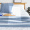 Knitted Blanket Bed End Blanket Bed Sofa Blanket Striped Blanket, Blankets & Throws 5
