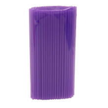 Canudo de plástico descartável Winysin, pacote com 100 unidades, canudo flexível para bebidas em bares e banquetes.