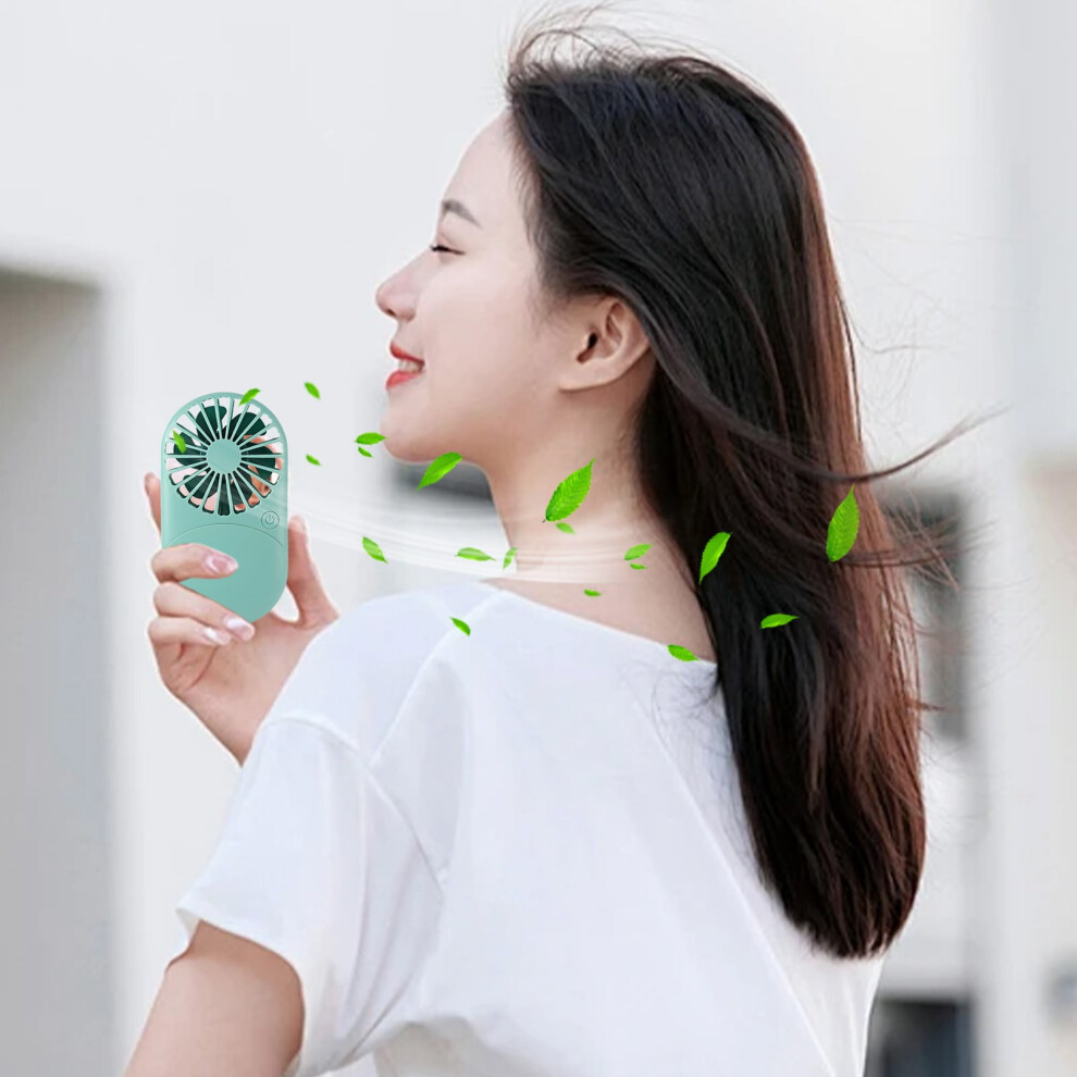 FloHua Christmas Gifts Clearance Handheld Fan Beauty Mirror Mini Fan Rechargeable Low Noise Handheld Fan Outdoor Travel Indoor Office And Home Use