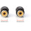 Gisneze Audio-Video-RCA-Kabelstecker, 4er-Pack 4