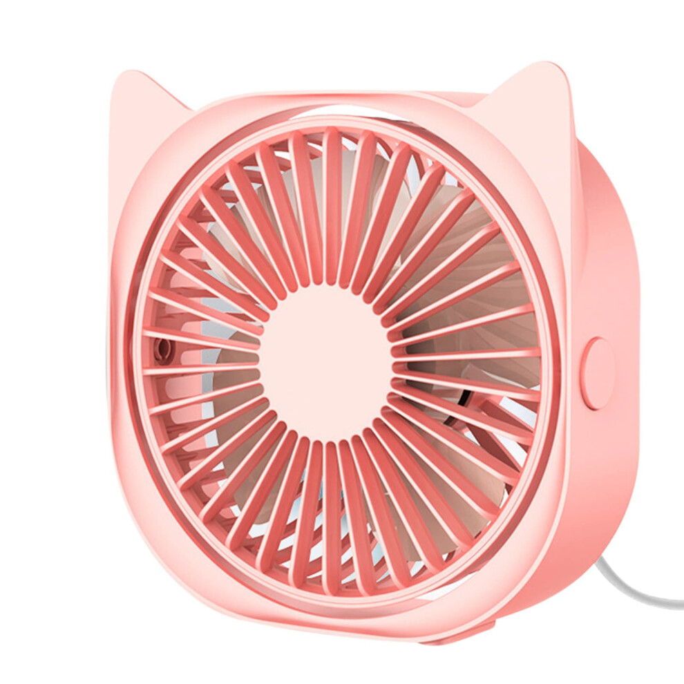 Wqqzjj Portable Mini Fan 3 Speeds With Night Light 360 Rotation Usb Charging Quiet Fan - Quiet Portable Tabletop Fan For Home, Bedroom 9423501376107