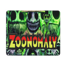 Zoonomaly muismat 10x12 inch met gestikte rand, geschikt voor computers en laptops, antislip rubberen onderkant, wasbare Lycra-stof
