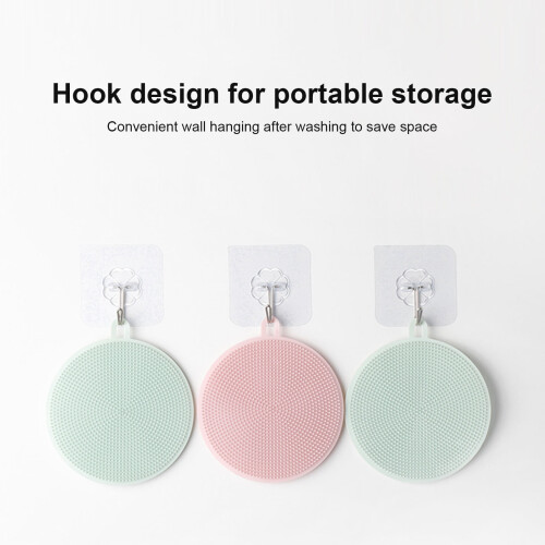 Βούρτσα Πιάτων SUSUchens Σιλικόνης Διπλής Όψης Ανθεκτική στη Θερμότητα Βούρτσα