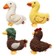 E52175ETHICAL/SPOT Jucărie pentru pisici Love The Earth, pasăre de grajd, 10 cm