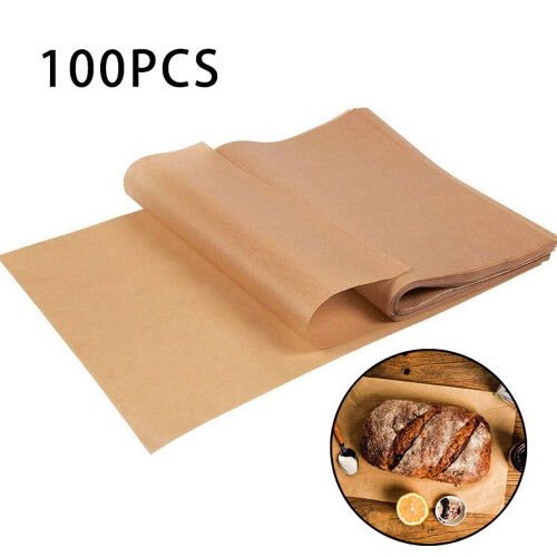 Φύλλα χαρτιού περγαμηνής Goodhd100PCS Προκομμένο, αλεύκαστο χαρτί ψησίματος