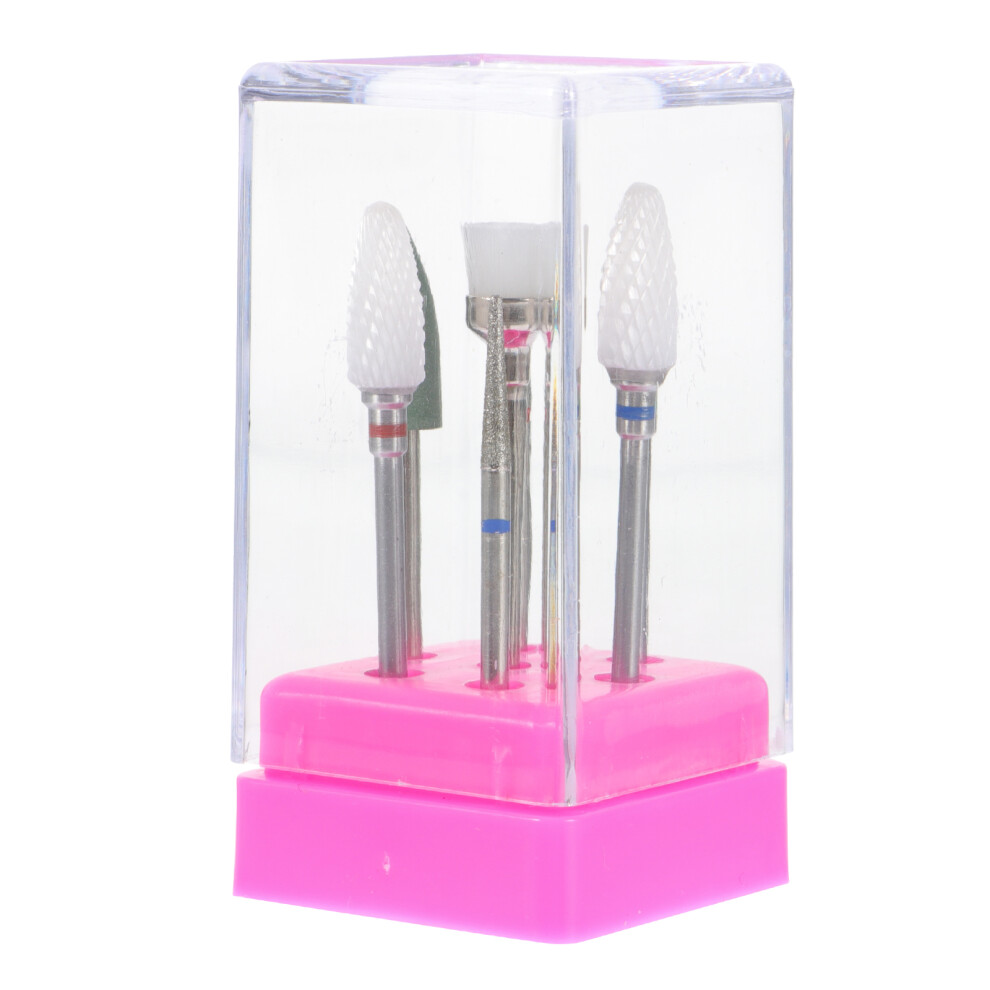 7Pcs Home Manicure Polishing Heads Salon Nail Drills Nail Grinding Tools