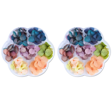 Pegatinas de uñas 3D con flores secas, pétalos de flores naturales coloridos, diseño artístico, pegatinas decorativas para uñas femeninas