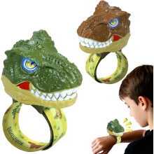 Dinosaurus walkietalkies voor kinderen (2 stuks), T-Rex speelgoed voor kinderen van 3-8 jaar, verstelbare band, groot bereik, ideaal voor