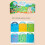 Φορητό βιβλίο Lucky Jelly Quiet Book, επαναχρησιμοποιήσιμο βιβλίο δραστηριοτήτων με 7