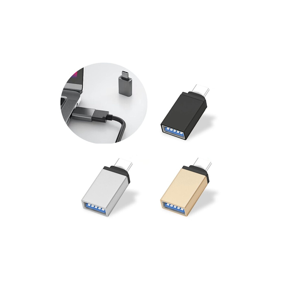 Usb C To Usb Adapter, Usb C Male To Usb A 3.0 Female Adapter Black 9423501763099