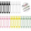 30PCS Silicone Cable Ties, compatible with data, charging & network cables - Reusable, Multi-Color 1