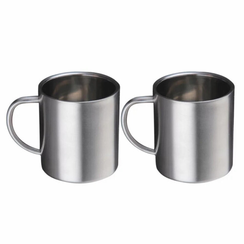 Κούπα καφέ Uanit2pc από ανοξείδωτο ατσάλι, 20/400ml, μονωμένη κούπα καφέ με καπάκι,