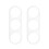 [2-PACK] Protector lentilă cameră din sticlă securizată pentru Galaxy S24Plus - Transparent 2