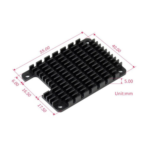 GUYUTING Dissipador de calor de alumínio para Raspberry Pi CM4 - Operação estendida 2