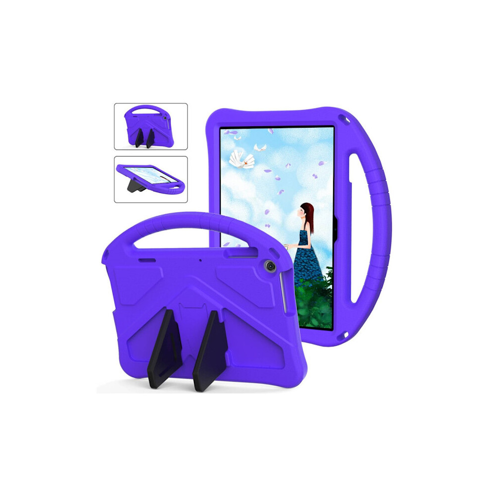 Skalo Compatible With Lenovo Tab M10 (Gen 3) Kids Case With Handle And Stand - Purple 9423501764041