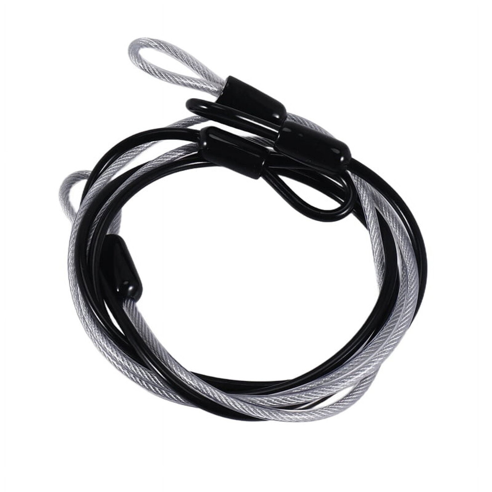 100Cm/3.3Ft Long Travel Security Cable Lock,Braided Steel Coated Cable Luggage Lock, Cable Wire Rope 9423501764676