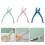 Κλιπ μπολ Hariumiu με μακριά λαβή, αντιολισθητικό σφιγκτήρα πιάτων, πολλαπλών 1