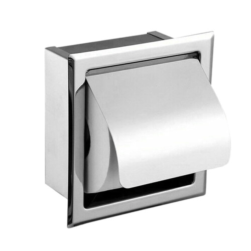 3x Edelstahl-Wand-Toilettenpapierhalter, moderner Stil 1